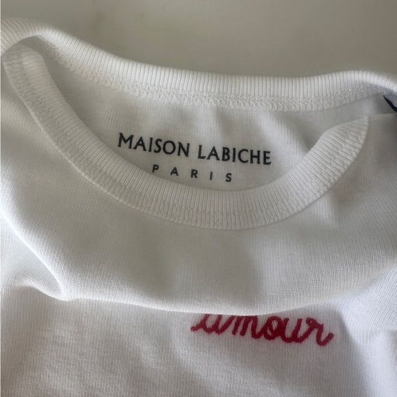 Amour White Long Sleeve Baby Bodysuit - Picture 3 of 7